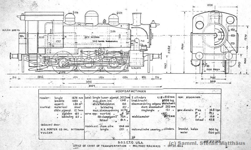 Originalplan der S100 von 1943