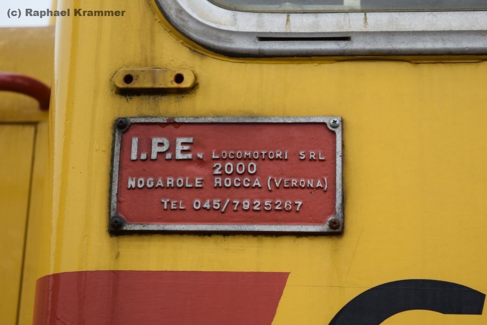 GCF Köf 3 Fabrikschild IPE