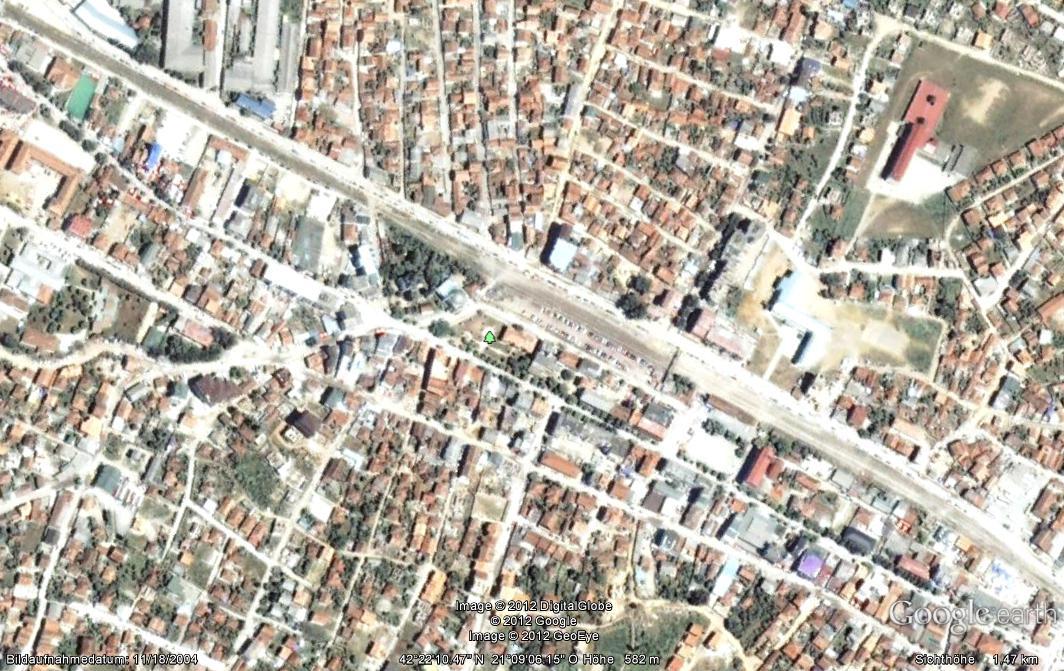 Bahnhof Ferizaj (srb: Uroševac)
